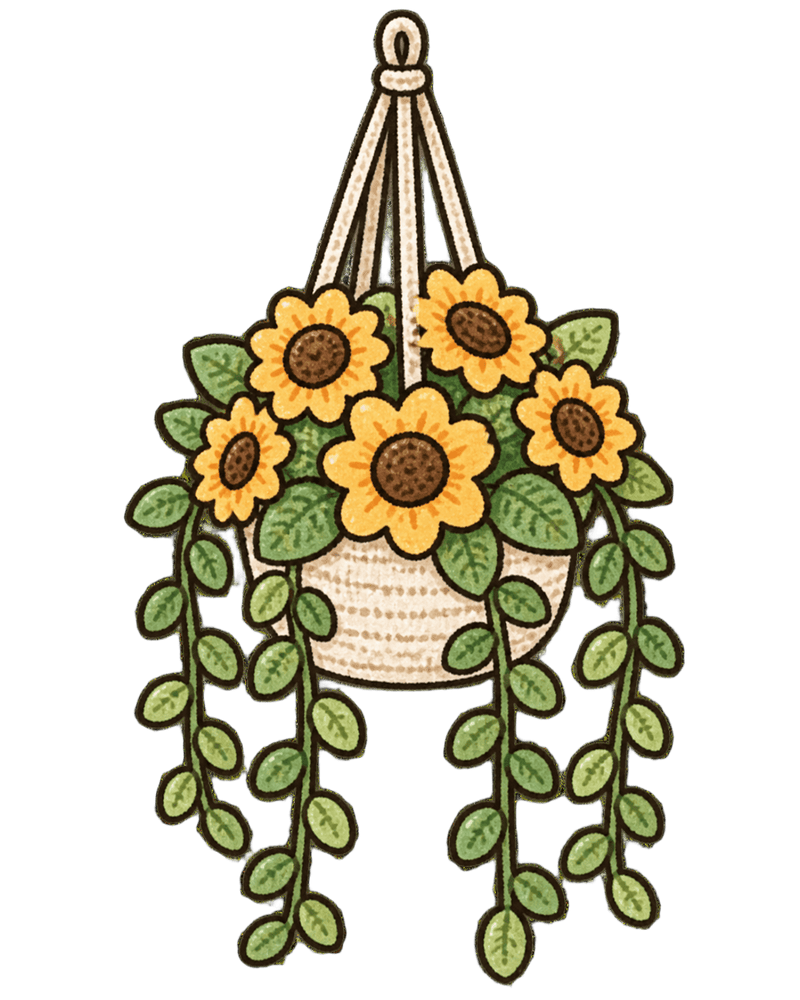 Gehaakte hangplanten