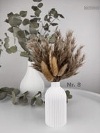 3D-geprinte vaas voor droogbloemen, minimalistisch tafelaccessoire van PLA