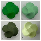 Dubbele plantenpottenset met langwerpige afwateringsschaal en 3D-geprinte potten voor vetplanten en cactussen