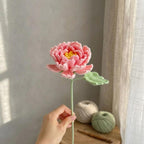Gehaakt bloemboeket geboortemaand, handgemaakte gehaakte bloem voor verjaardag of decoratie